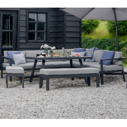 Set mobilier de gradina Naterial Naxos (Grey)