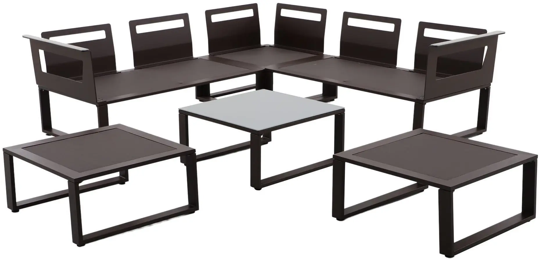Set mobilier de gradina Naterial Odyssea (Brown) - 2