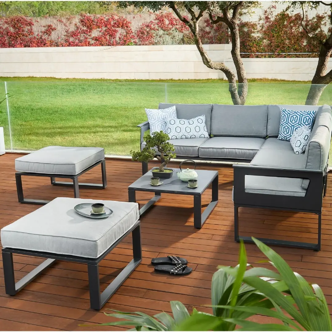 Set mobilier de gradina Naterial Odyssea (Gray)