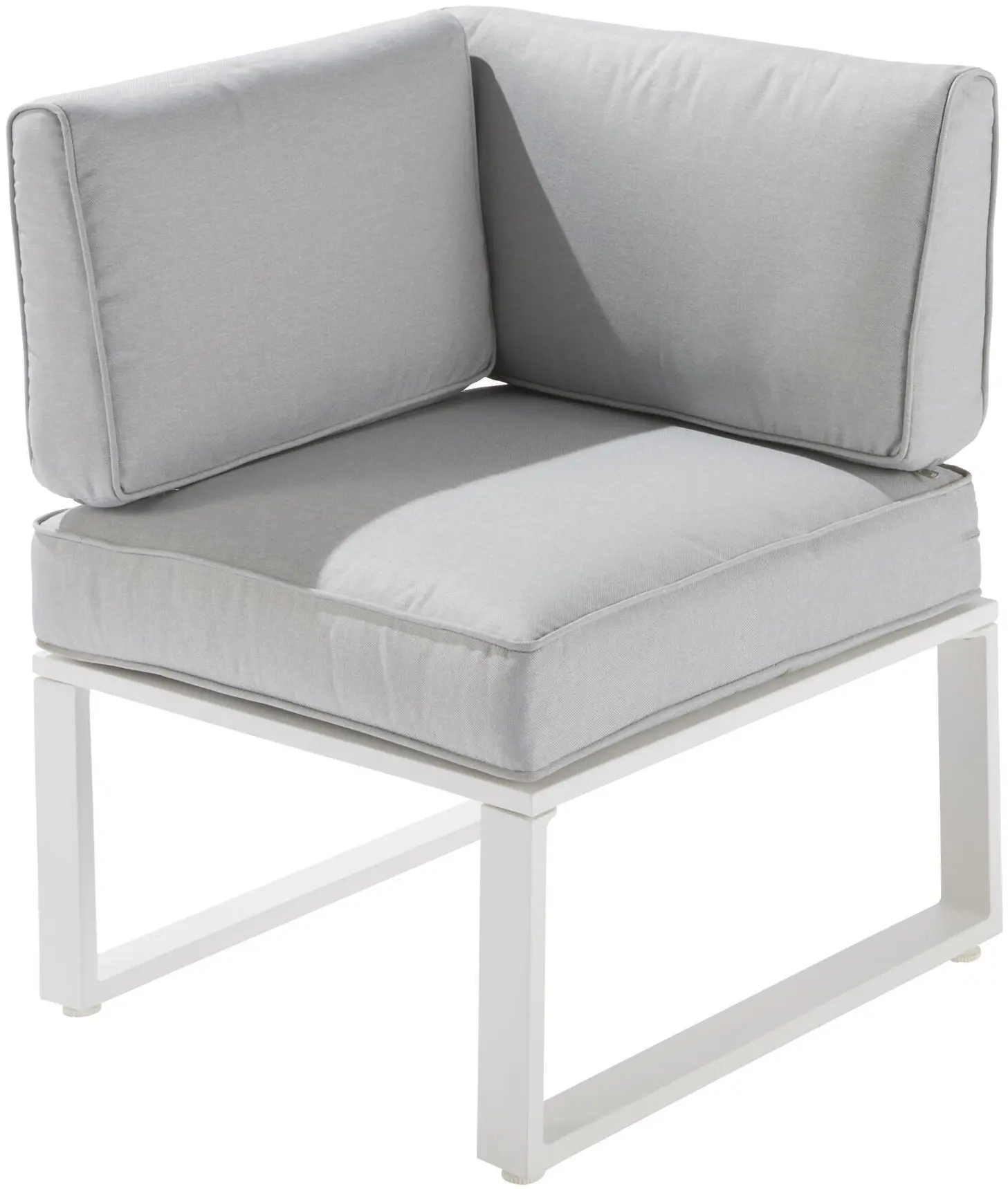 Set mobilier de gradina Naterial Odyssea (White/Gray) - 4