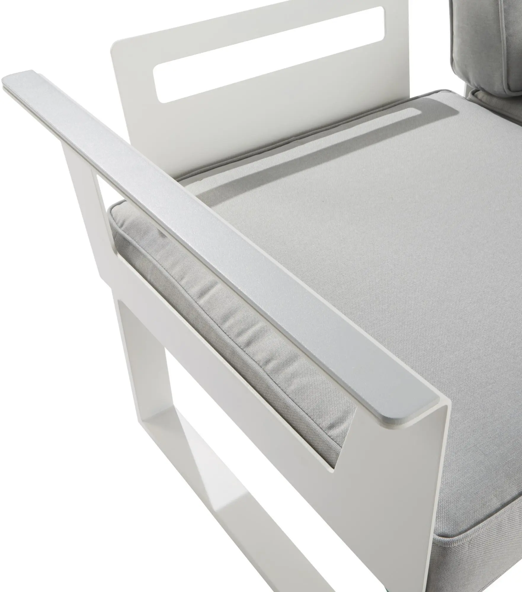 Set mobilier de gradina Naterial Odyssea (White/Gray) - 5