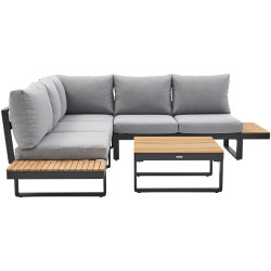 Set mobilier de gradina Naterial Persea (Grey) Thumb