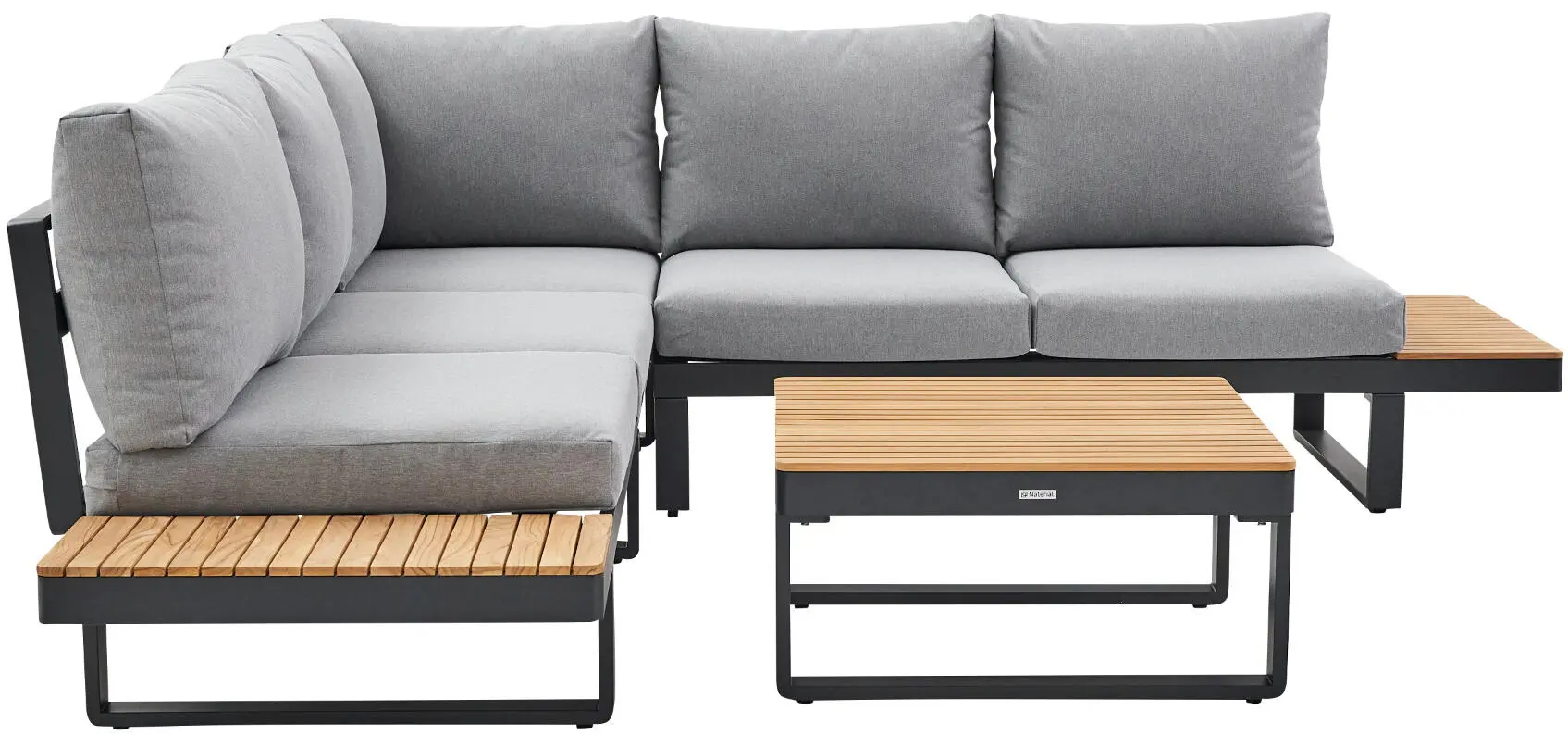 Set mobilier de gradina Naterial Persea (Grey) - 2