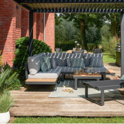 Set mobilier de gradina Naterial Persea (Grey) Thumb