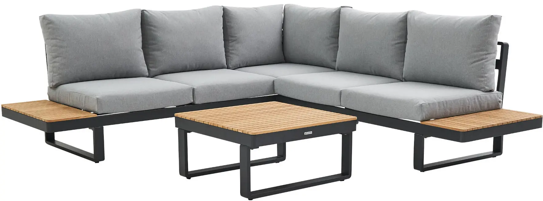 Set mobilier de gradina Naterial Persea (Grey)