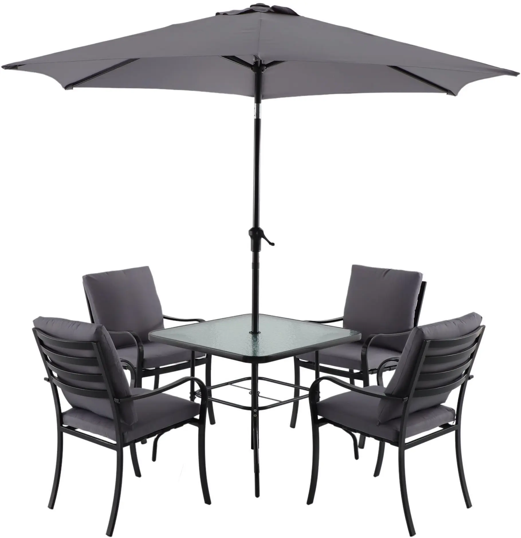 Set mobilier de gradina Naterial Rono (Grey) - 2