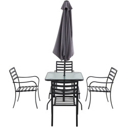 Set mobilier de gradina Naterial Rono (Grey) Thumb