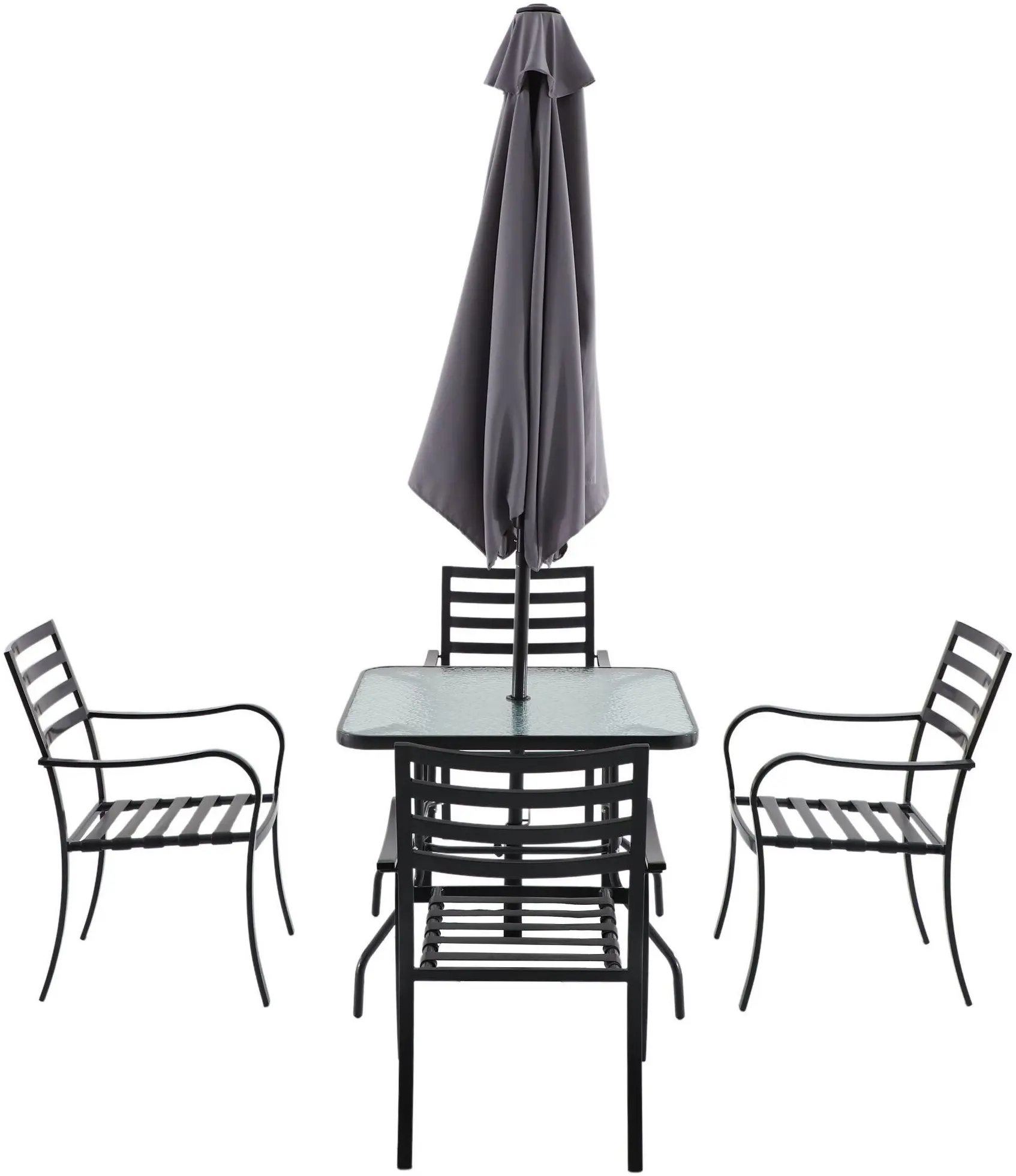 Set mobilier de gradina Naterial Rono (Grey) - 3