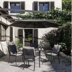Set mobilier de gradina Naterial Rono (Grey)