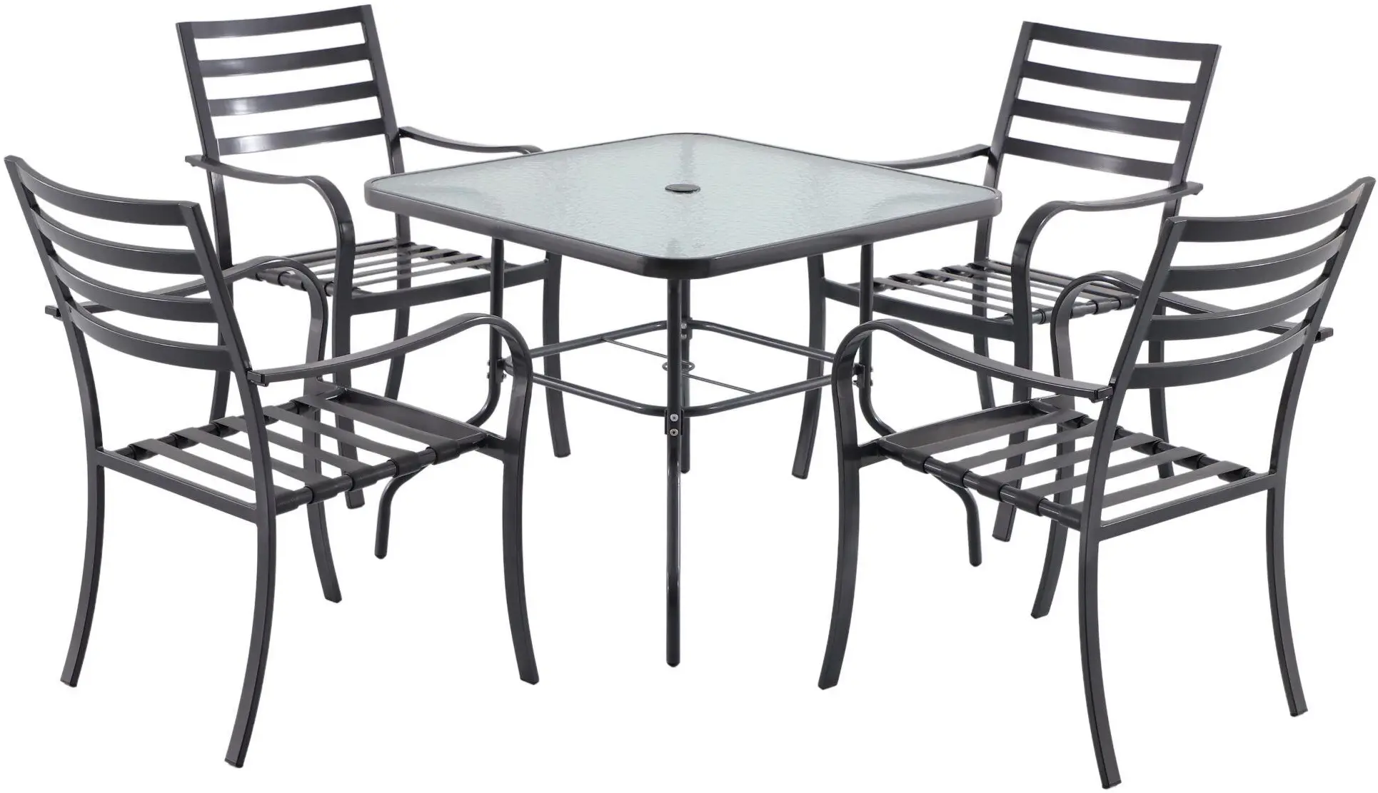 Set mobilier de gradina Naterial Rono (Grey) - 4