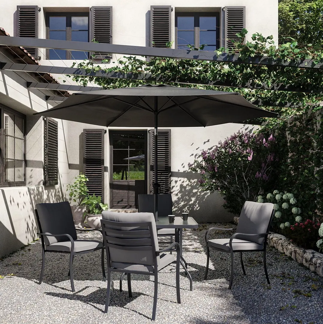 Set mobilier de gradina Naterial Rono (Grey)