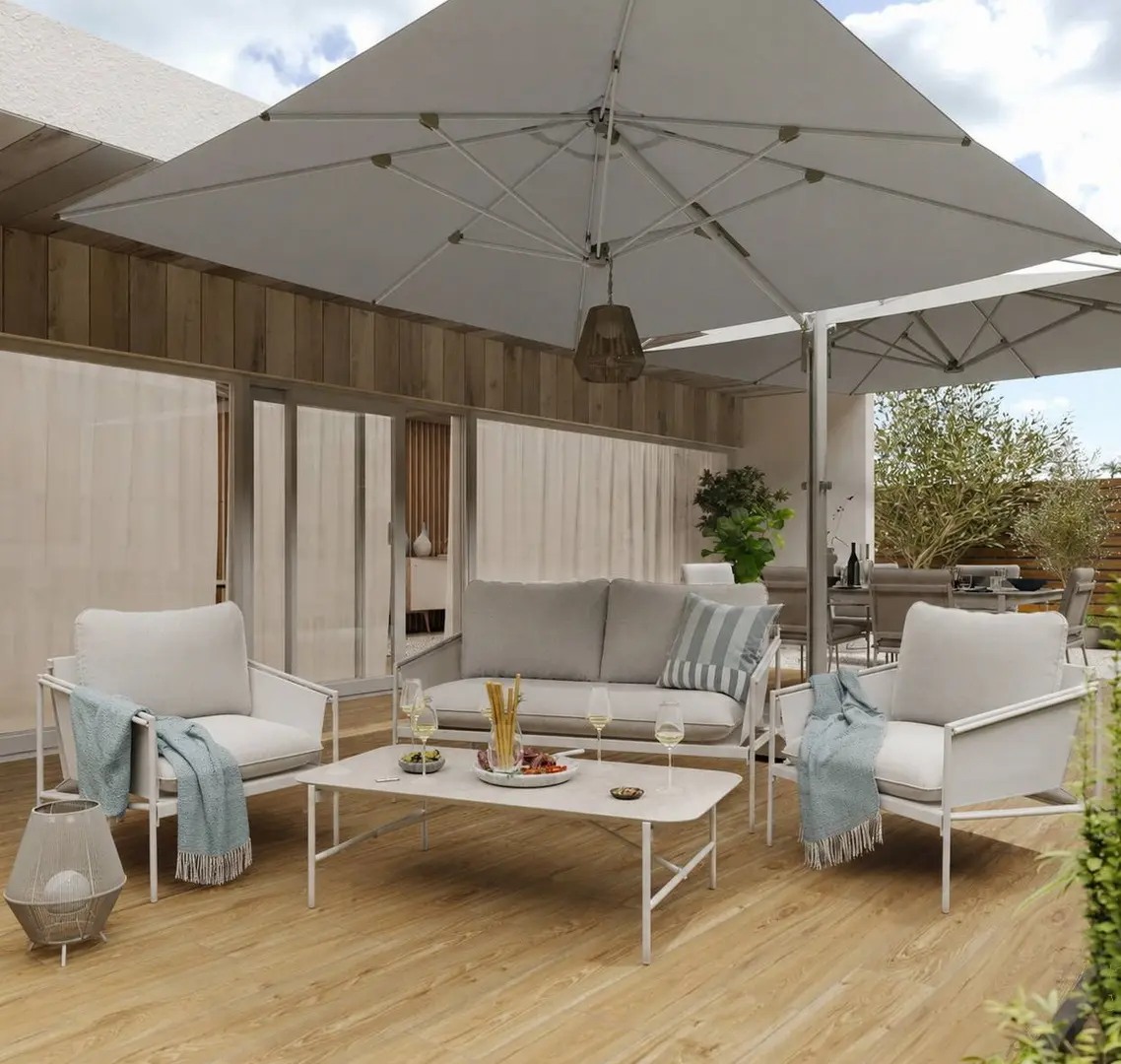 Set mobilier de gradina Naterial Sigma (Beige)