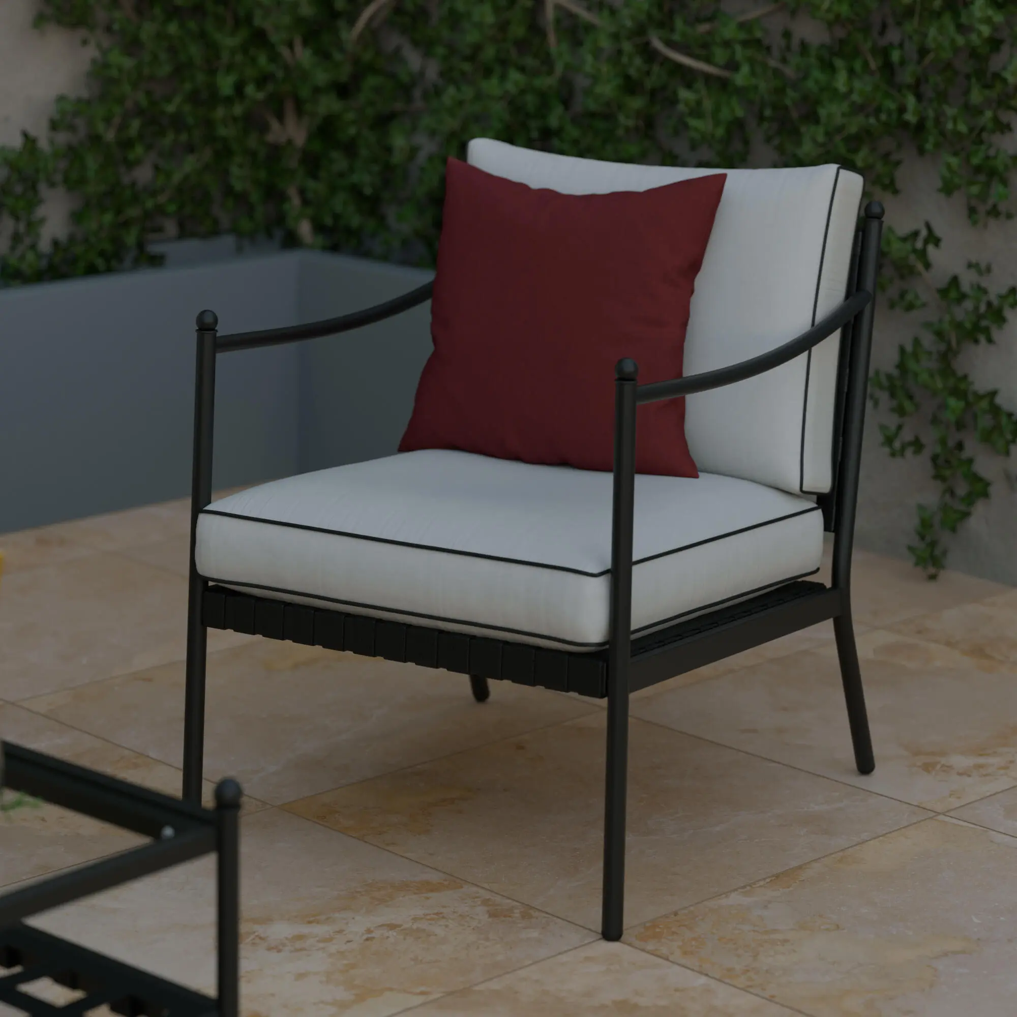 Set mobilier de gradina Naterial Victoria (Beige) - 9