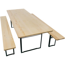 Set mobilier de gradina 11660453 (Natural/Green) Thumb