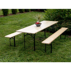 Set mobilier de gradina 11660453 (Natural/Green)