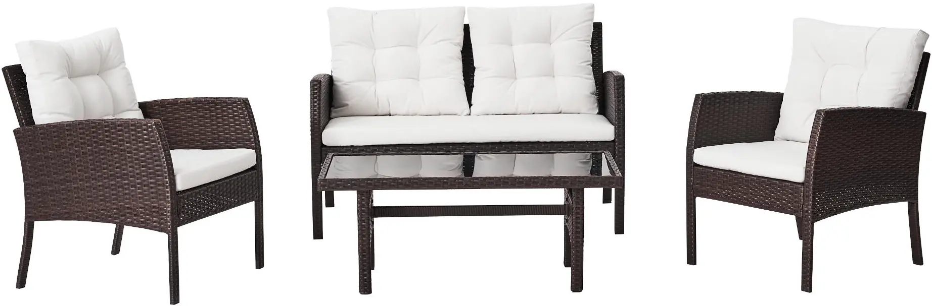 Set mobilier de gradina Amos (Brown) - 2