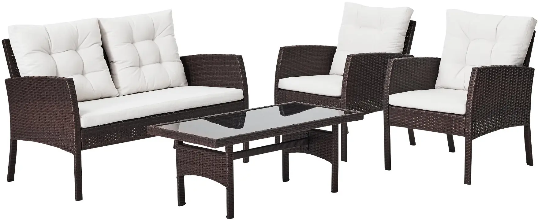 Set mobilier de gradina Amos (Brown) - 3