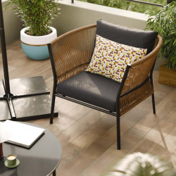 Set mobilier de gradina Fuji (Grey/Brown) Thumb