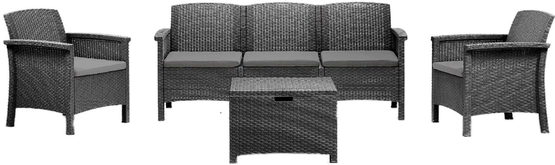 Set mobilier de gradina Venezia 11833374 (Grey) - 2