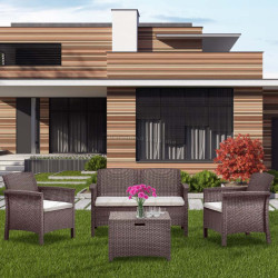 Set mobilier de gradina Venezia (Brown)