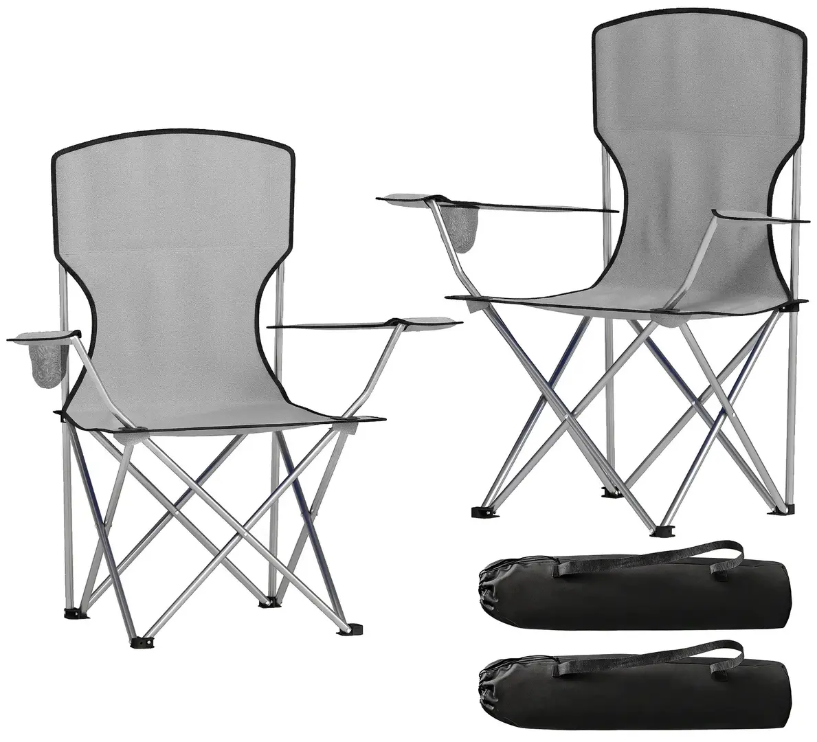 Комплект кемпинговых стульев Outsunny A20-612V00GY (Grey)