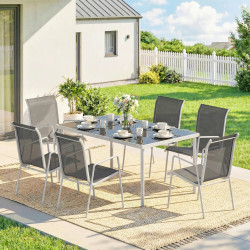 Комплект садовой мебели Outsunny 84B-422V02GY (Grey)