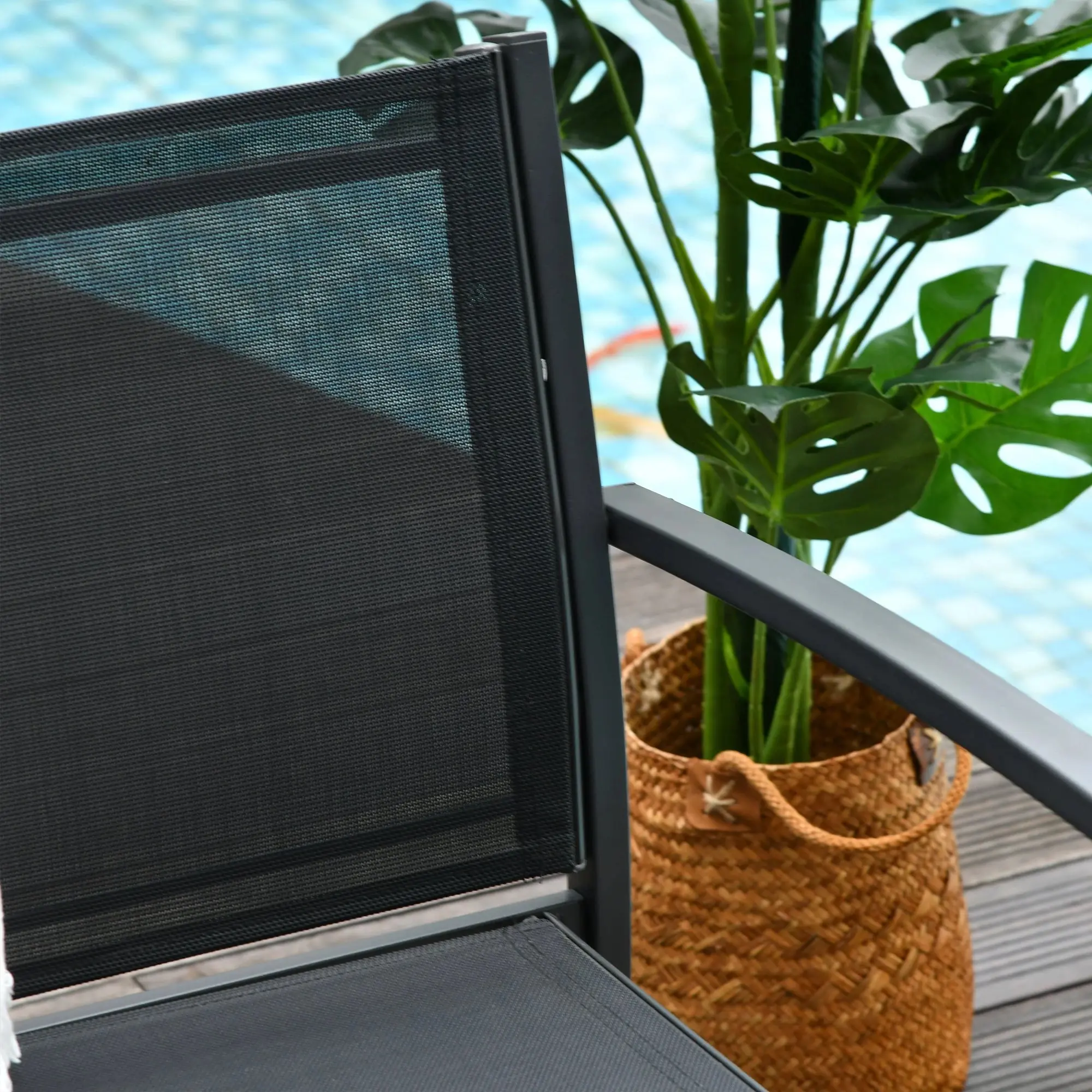 Set mobilier de gradina Outsunny 84B-508 (Black) - 7