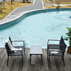 Set mobilier de gradina Outsunny 84B-508 (Black) Thumb