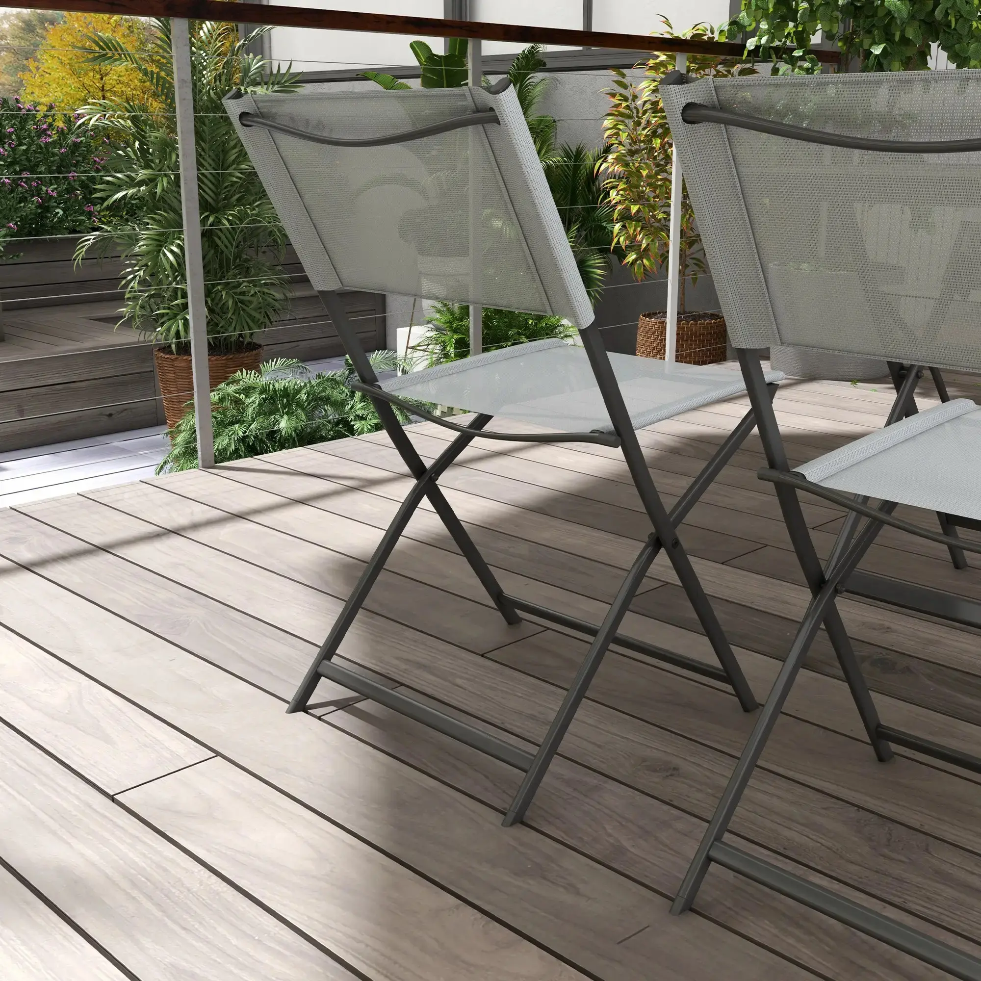 Комплект садовой мебели Outsunny 84G-259V00GY (Grey) - 5