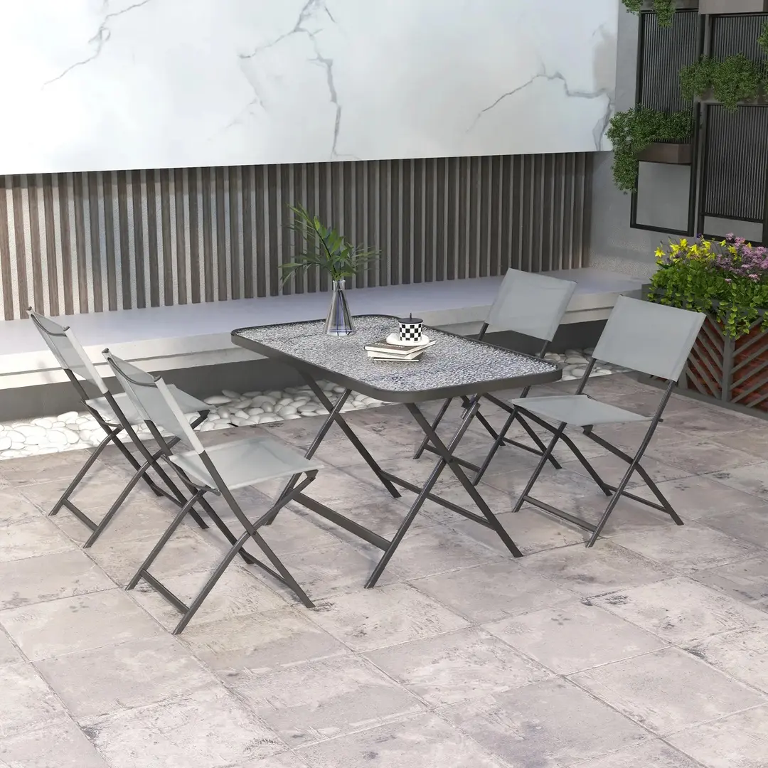 Комплект садовой мебели Outsunny 84G-259V00GY (Grey)