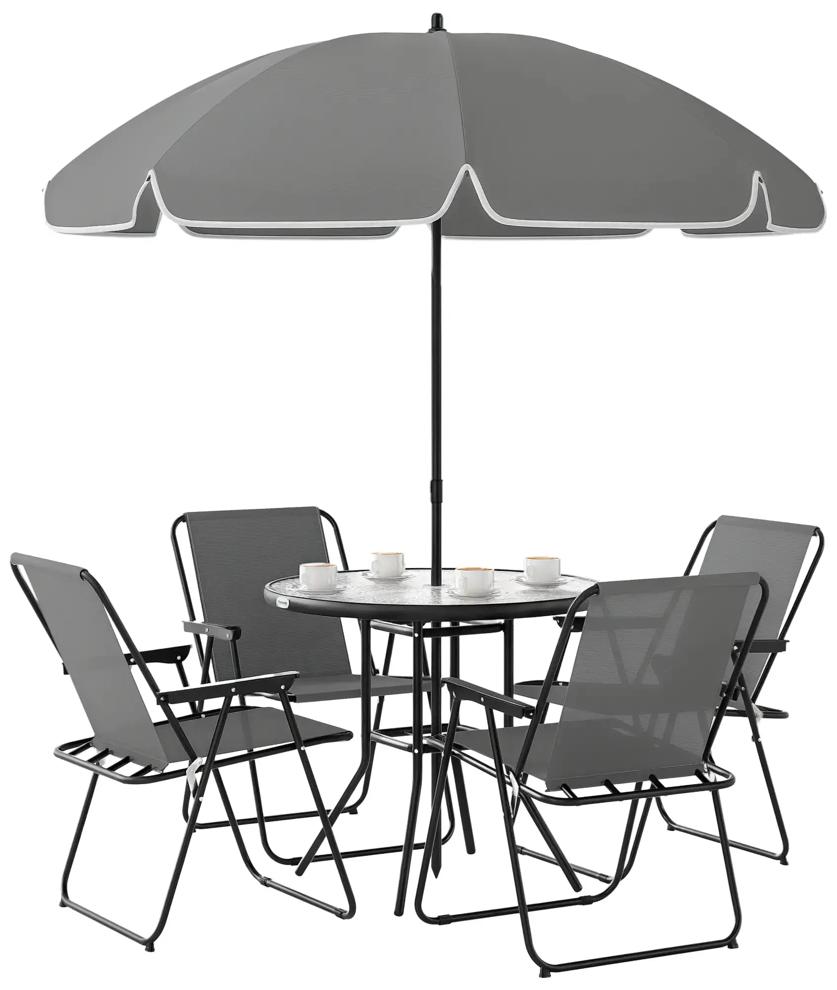 Комплект садовой мебели Outsunny 84G-633V00GY (Grey) - 2
