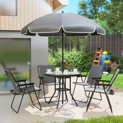 Комплект садовой мебели Outsunny 84G-633V00GY (Grey)