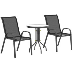 Комплект садовой мебели Outsunny 84G-682V00BK (Black) Thumb