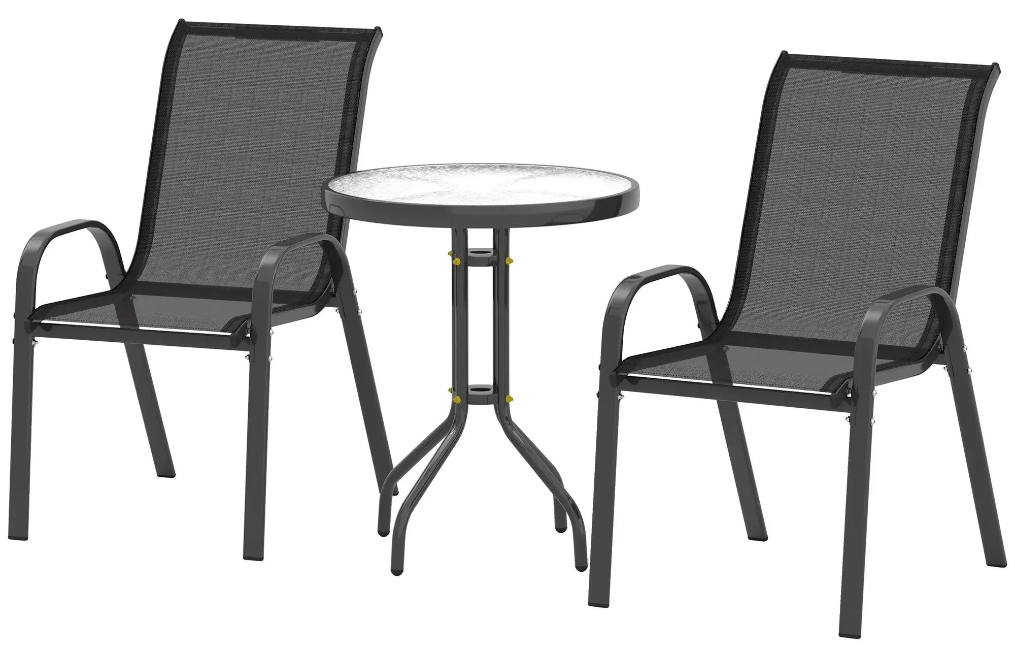 Комплект садовой мебели Outsunny 84G-682V00BK (Black) - 3