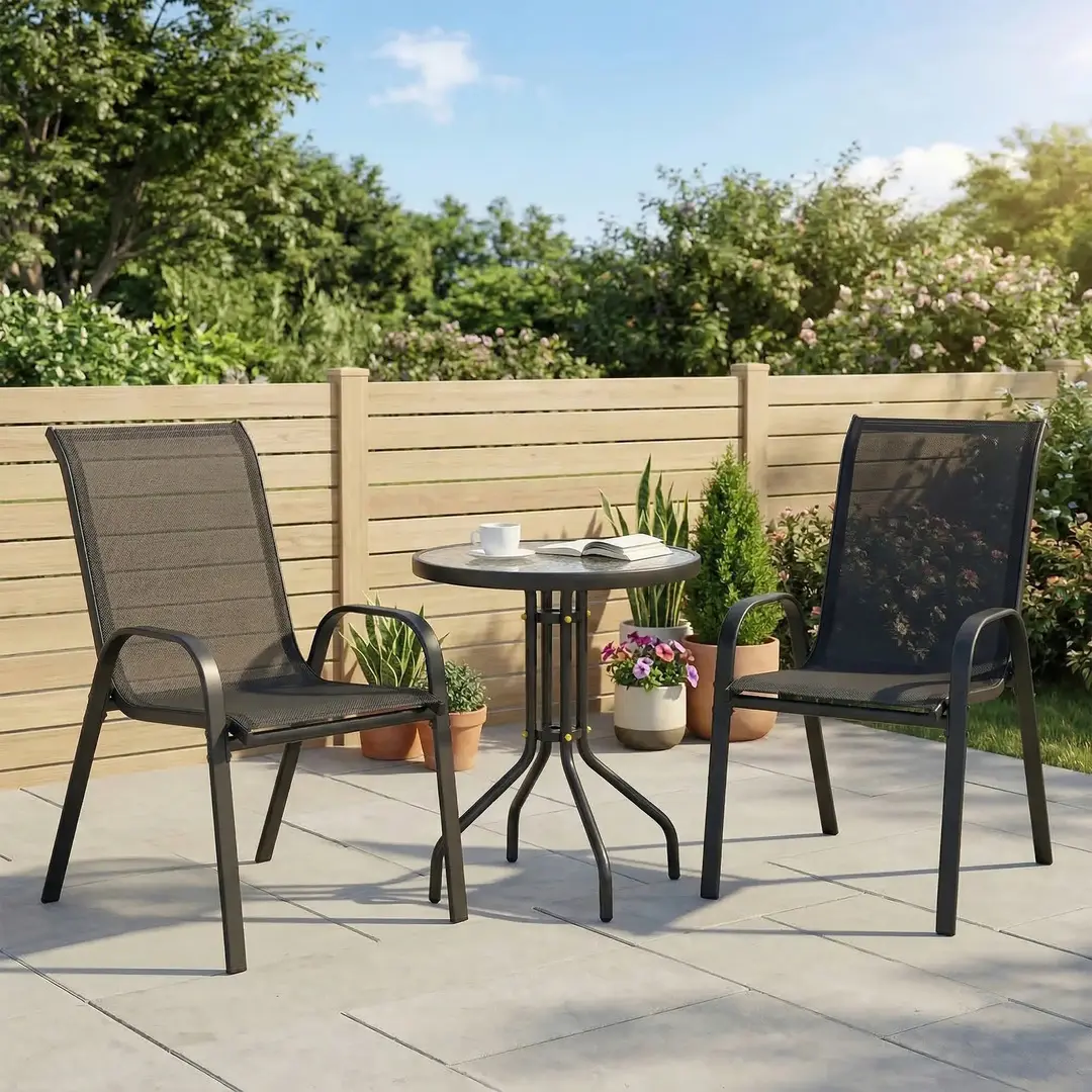 Комплект садовой мебели Outsunny 84G-682V00BK (Black)