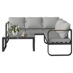Set mobilier de gradina Outsunny 84G-693V00GY (Grey) Thumb
