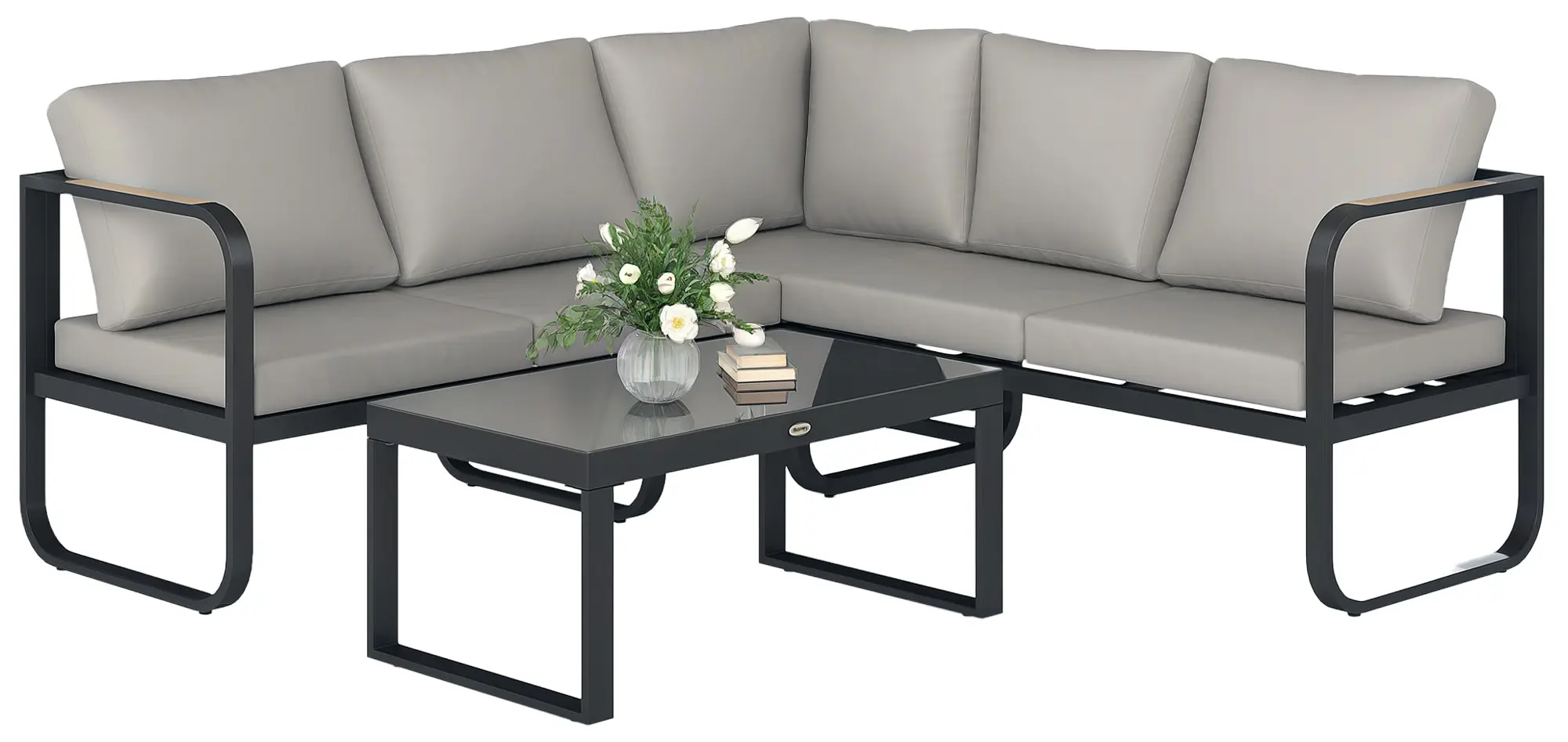 Set mobilier de gradina Outsunny 84G-693V00GY (Grey)