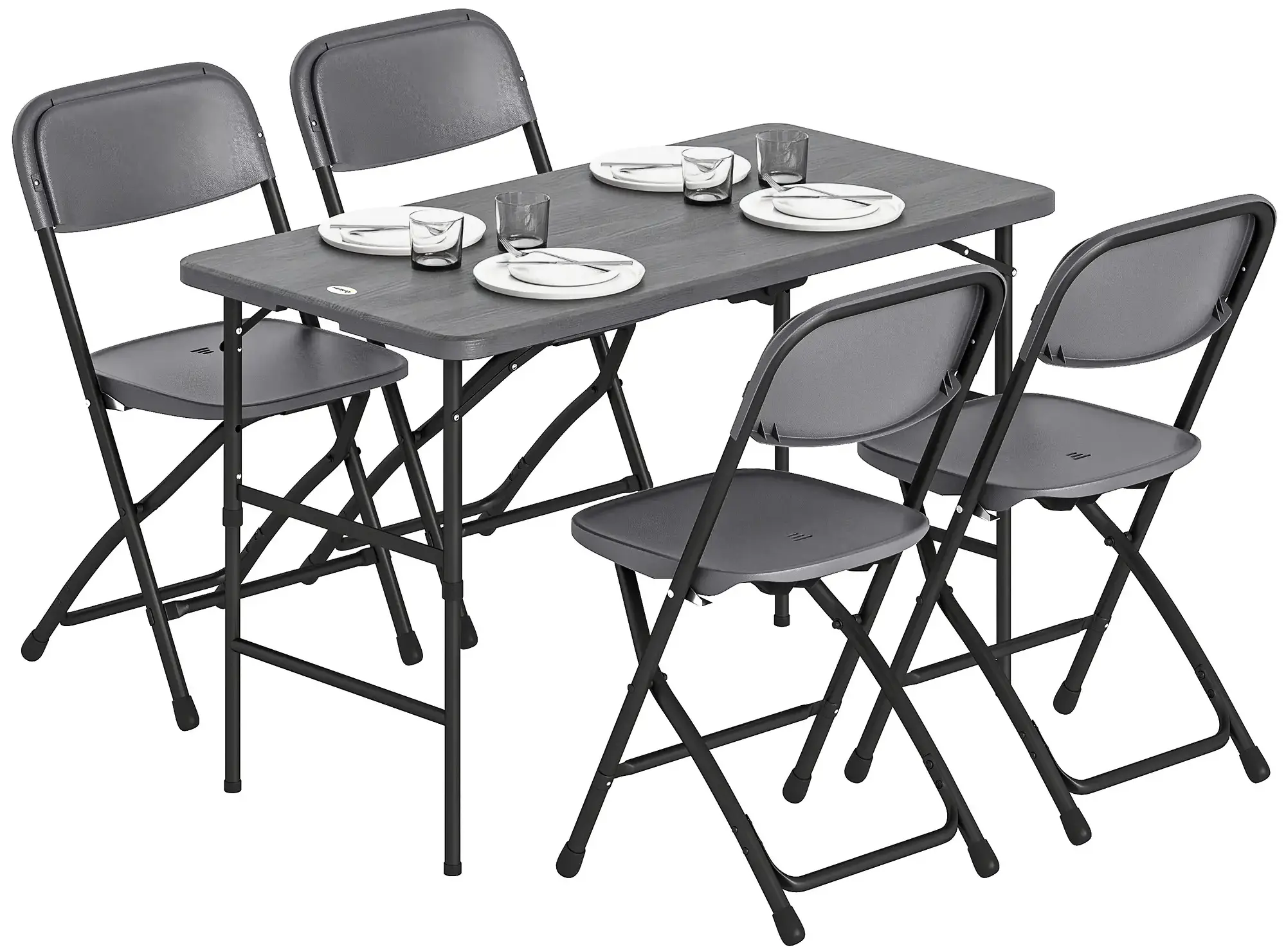 Комплект садовой мебели Outsunny 84G-971V00CG (Dark Grey) - 2