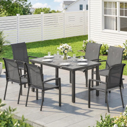 Set mobilier de gradina Outsunny 84K-004V00GY (Black/Grey)