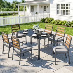 Комплект садовой мебели Outsunny 84K-083V01BK (Black/Grey) Thumb