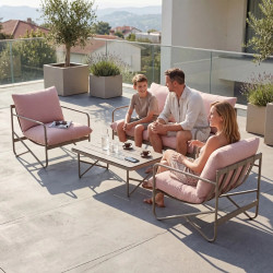 Set mobilier de gradina Outsunny 84K-088V00PK (Pink/Grey) Thumb