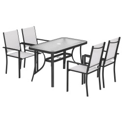 Комплект садовой мебели Outsunny 84K-108V00LG (Light Grey/Black) Thumb