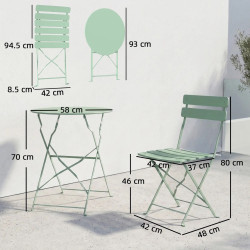 Комплект садовой мебели Outsunny 84K-146V00GN (Green) Thumb