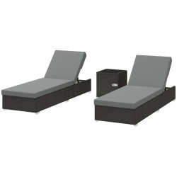 Комплект садовой мебели Outsunny 862-094V02CG (Dark Grey) Thumb