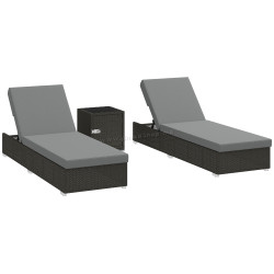 Комплект садовой мебели Outsunny 862-094V02CG (Dark Grey)