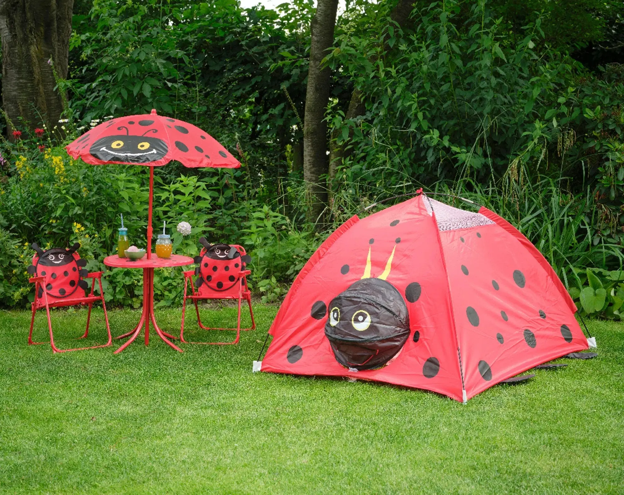 Set mobilier de gradina pentru copii Patio Ladybug (Red) - 2
