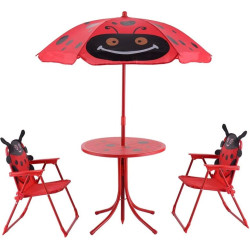 Set mobilier de gradina pentru copii Patio Ladybug (Red) Thumb