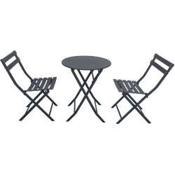 Set mobilier de gradina Patio Bistro 57410 (Grey) Thumb