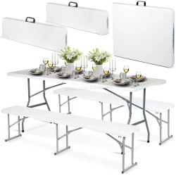 Set mobilier de gradina Plonos 440300 (White)