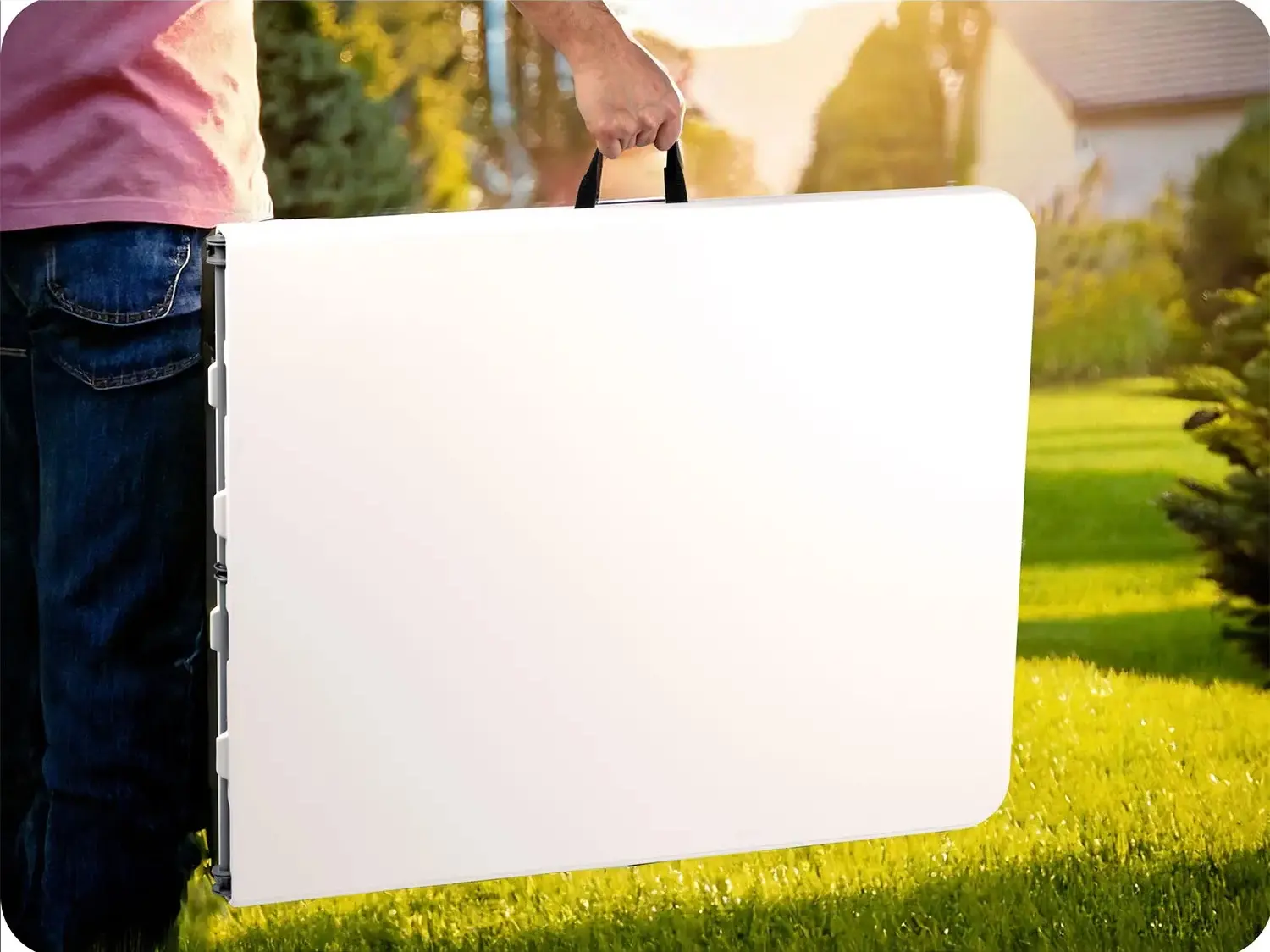 Set mobilier de gradina Plonos 440300 (White) - 6